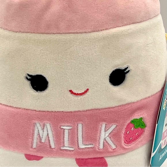 Squishmallows 7” Amelie the Strawberry Milk Box - Picture 2 of 6